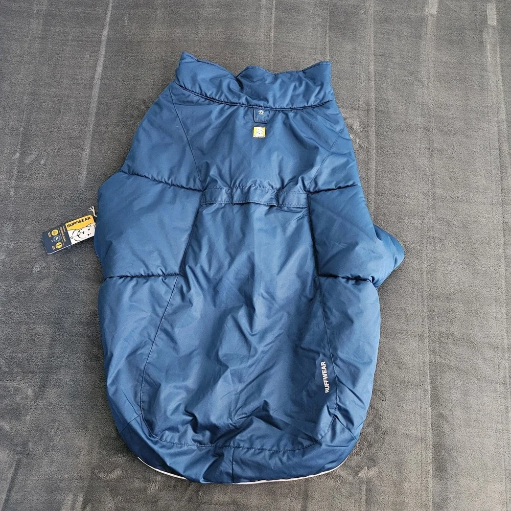 Ruffwear Quinzee Insulated Dog Jacket 05603-460L1 XL Blue Moon NEW